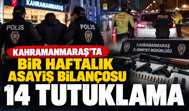 Polis Kahramanmaraş’ta düğmeye bastı: Binlerce kişi sorgulandı