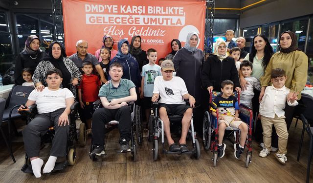 Kahramanmaraş’ta DMD’li çocuklar unutulmadı: Aileleriyle bir araya geldiler
