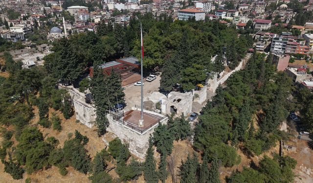 Tarihi Kahramanmaraş Kalesi’nde son dokunuşlar: Açılışa hazırlanıyor