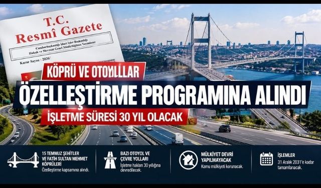 Kahramanmaraş’ı da yakından ilgilendiriyor: Otoyollarda 30 yıllık işletme hakkı kararı