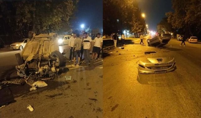Kahramanmaraş’ta otomobil kontrolden çıktı: Takla atarak durabildi