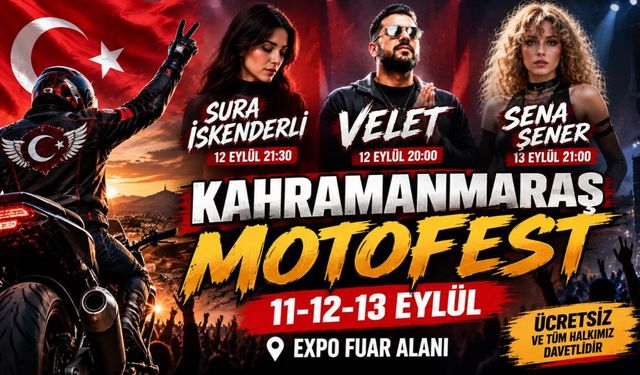 Kahramanmaraş 2. MOTOFEST İçin Geri Sayım Başladı!