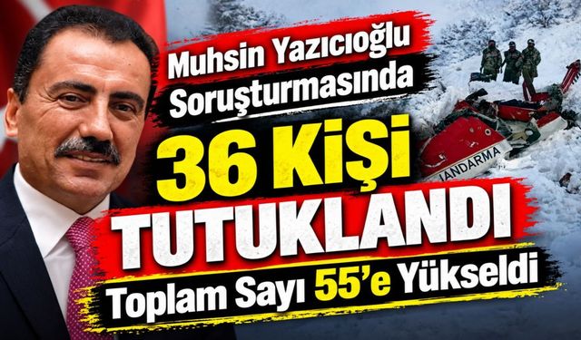 Kahramanmaraş'ta öldürülen Muhsin Yazıcıoğlu Soruşturmasında 36 Kişi Tutuklandı