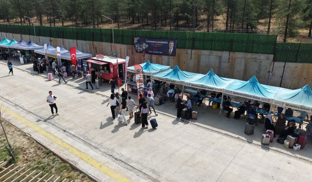 Kahramanmaraş’ta üniversite öğrencilerine sıcak karşılama
