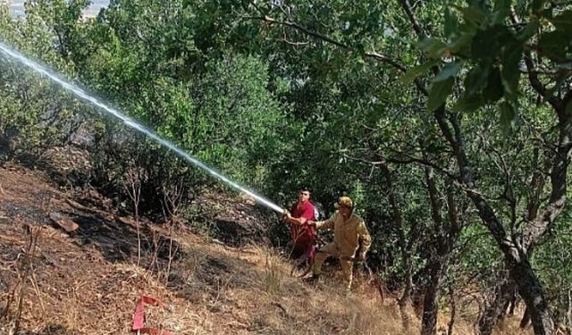 Kahramanmaraş’ta ormandan dumanlar yükseldi: 2 helikopter müdahale etti