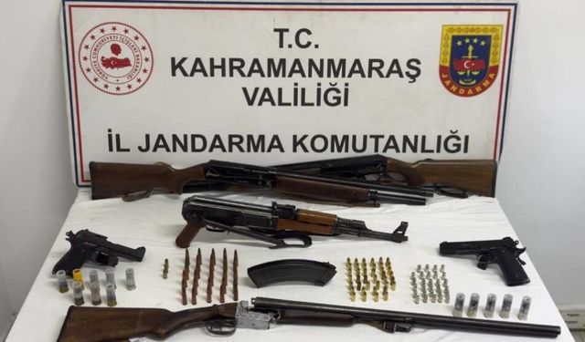 Kahramanmaraş’ta silah ticareti operasyonu: 7 şüpheli gözaltında