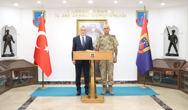 Başkan Görgel, İl Jandarma Komutanı ve Garnizon Komutanını Ziyaret Etti
