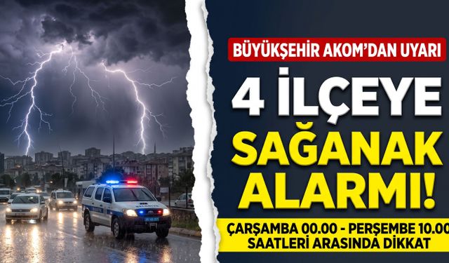 Gökyüzü Gürleyecek, Fırtına Çıkacak: Kahramanmaraş’ın 4 İlçesinde Alarm!