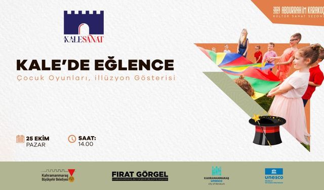 Kahramanmaraş'ta Tarihi Kalede Miniklere Özel Şölen: İllüzyon, Kukla ve Eğlence Bir Arada!