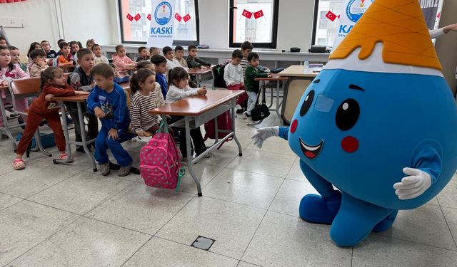 Mavi ile Su Tasarrufu Dersi: Kahramanmaraş’ta Minikler Bilinçlendi