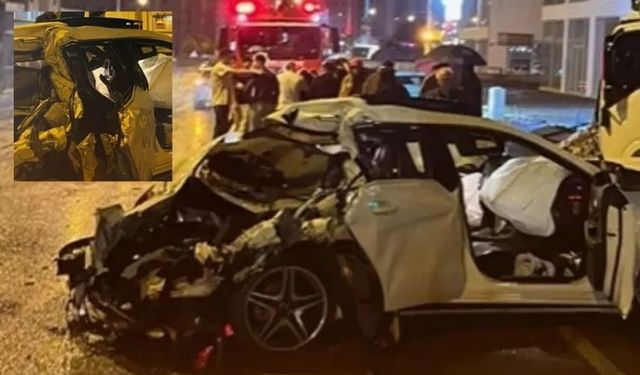 Kahramanmaraş’ta feci kaza! Otomobil iki araca çarptı, sürücü sıkıştı
