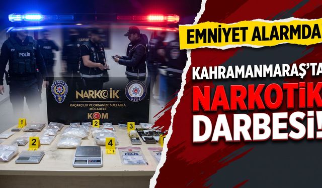 Kahramanmaraş'ta Uyuşturucuya Geçit Yok: Polisten Şafak Baskınları