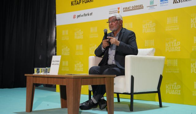 Süleyman Arslantaş, Kahramanmaraş Kitap Fuarı’nda Orta Doğu ve Gazze’yi Değerlendirdi