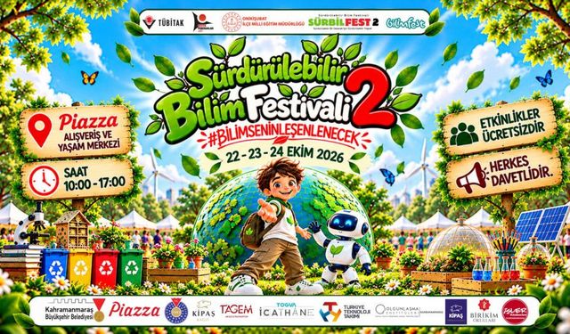 Kahramanmaraş’ta Bilim Rüzgârı Esiyor: TÜBİTAK Destekli SÜRBİLFEST Başlıyor!