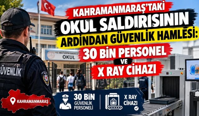 Kahramanmaraş’taki Okul Saldırısının Ardından Güvenlik Hamlesi: 30 Bin Personel Önerisi