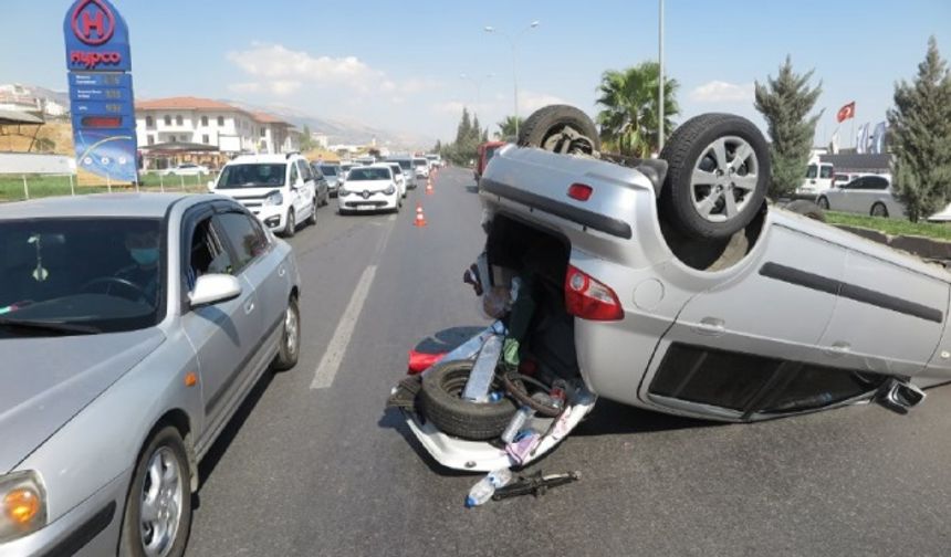 Kahramanmaraş'ta meydana gelen trafik kazalarında 4 kişi yaralandı!