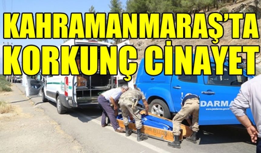 Kahramanmaraş'ta cinayet - Boğazı kesilerek öldürüldü