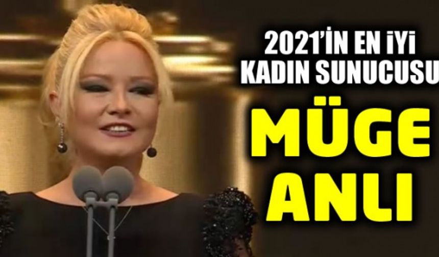 En iyi gündüz kuşağı programı en iyi kadın sunucu Müge Anlı