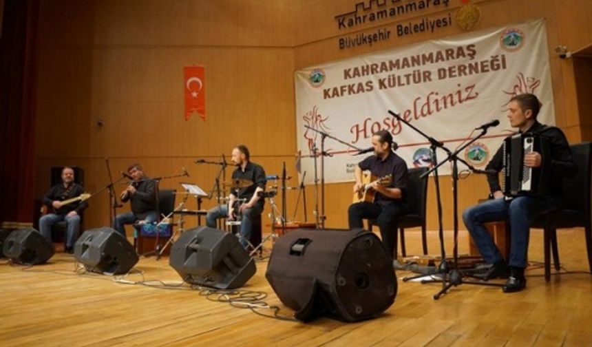 Kahramanmaraş'ta Çerkes otantik müzikleri coşkusu