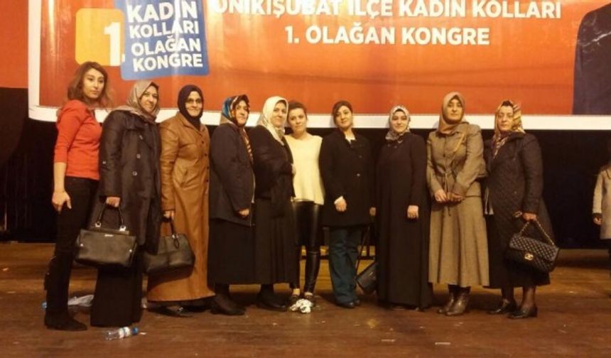 Ak parti Onikişubat İlçe Kadın Kolları olarak 1. olağan kongresi