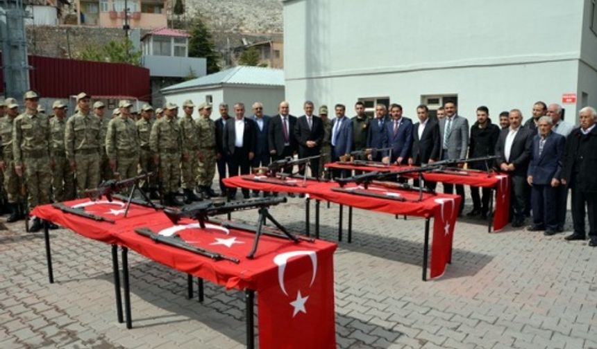 Kahramanmaraş'ta 31 yeni köy korucusu göreve başladı