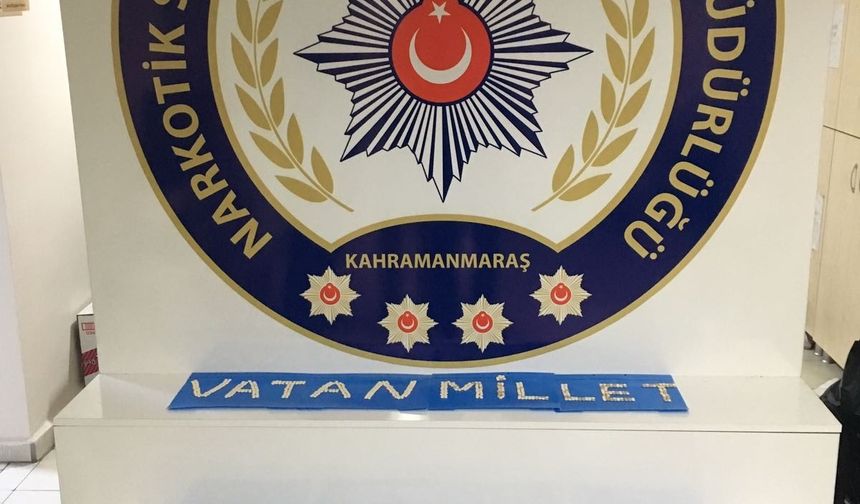 Kahramanmaraş’ta uyuşturucu operasyonu 2 gözaltı