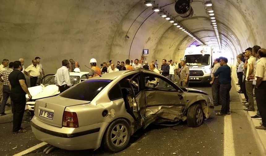 Kahramanmaraş’ta tünelde kaza: 1 ölü, 5 yaralı