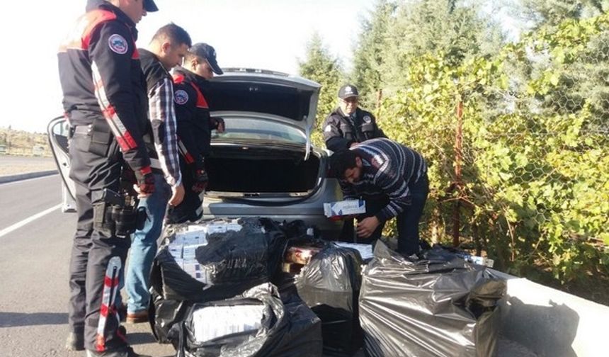 Kahramanmaraş’ta kaçak sigara operasyonu 2 kişi gözaltına alındı