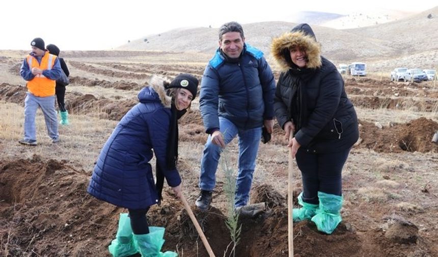 Kahramanmaraş'ta Her öğretmene bir fidan etkinliği