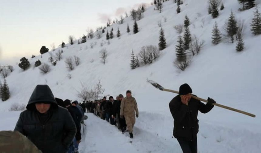 Kahramanmaraş'ta çığ düştü: 1 ölü