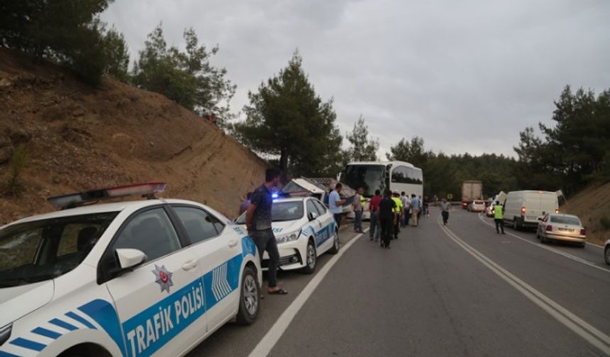 Kahramanmaraş'ta zincirleme trafik kazası: 2 yaralı