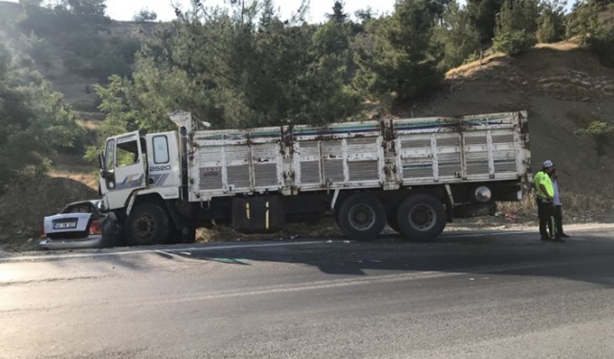 Kahramanmaraş'ta trafik kazası: 1 polis memuru öldü