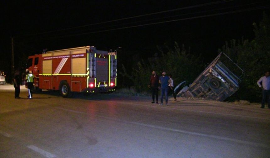 Kahramanmaraş'ta trafik kazası: 12 yaralı