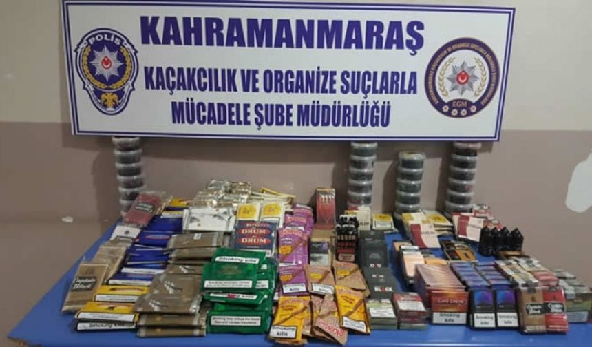 Kahramanmaraş'ta kaçakçılık operasyonlarında 4 kişi gözaltına alındı