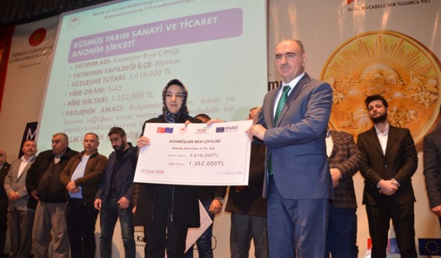 Kahramanmaraş'ta Milli Mücadele'nin 100. yılında 100 projeye 100 milyon lira destek