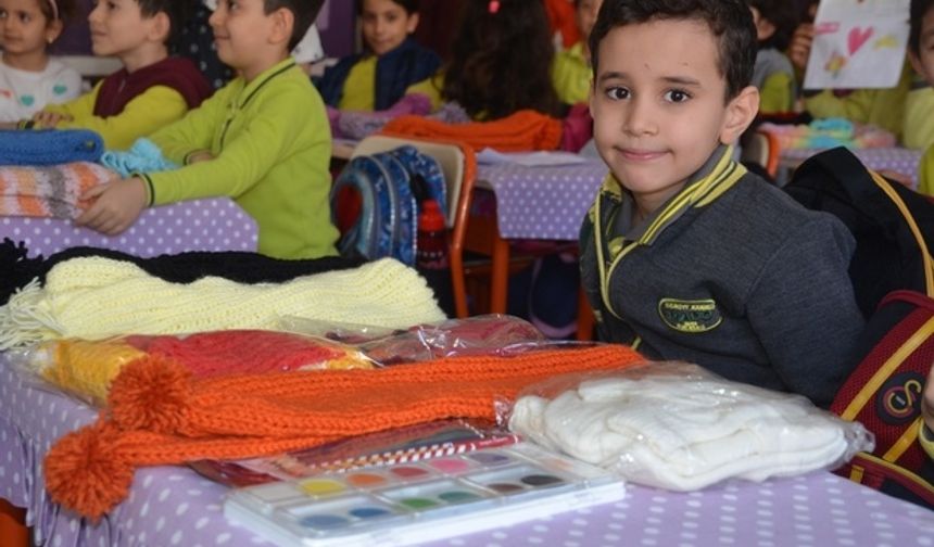 İlkokul öğrencilerinden Elazığ'a destek