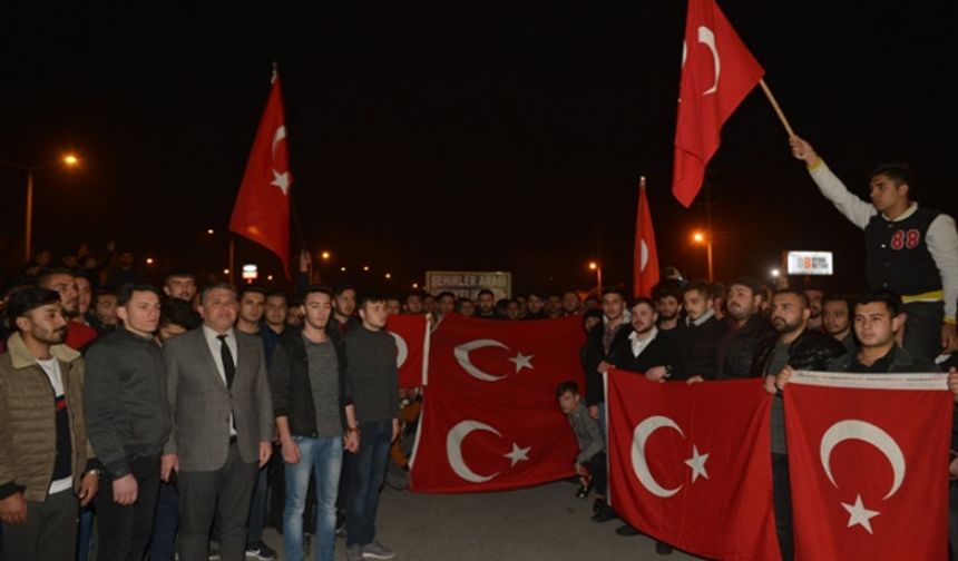 Kahramanmaraş Mehmetçik için tek yürek oldu