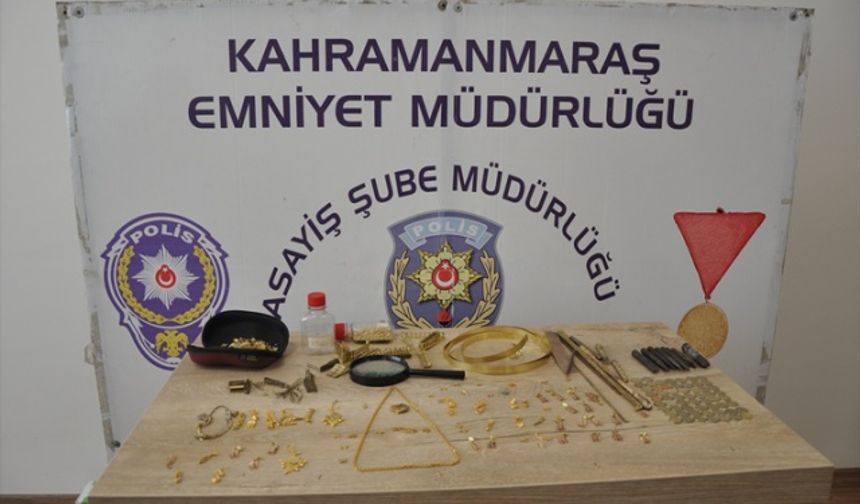 Kahramanmaraş'ta sahte altın operasyonunda 3 zanlı tutuklandı