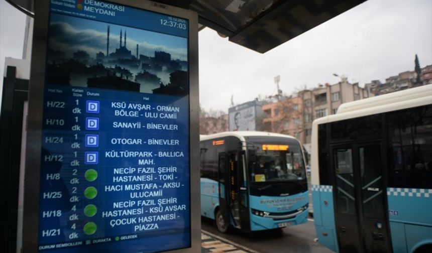 Kahramanmaraş'ta toplu taşımada HES kodu uygulaması devreye girdi!