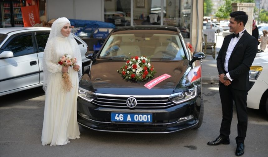 Kahramanmaraş'ta şehit kızının nikahında Salim Cebeloğlu babalık yaptı!