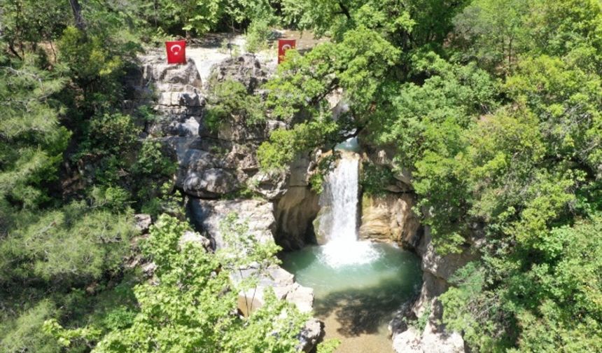 Kahramanmaraş'ta Galgamaç Şelalesi ilgi görüyor!