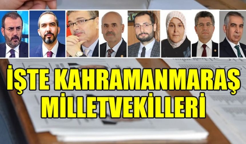 24 Haziran Kahramanmaraş Milletvekilleri Listesi Kimdir Hayatı Biyografisi