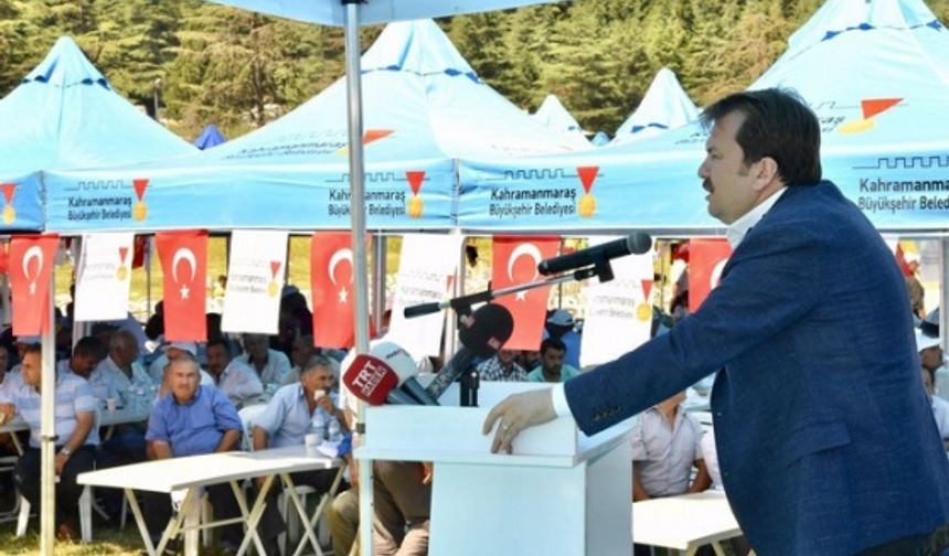 Kahramanmaraş'ta muhtarlar çocuklar gibi eğlendi