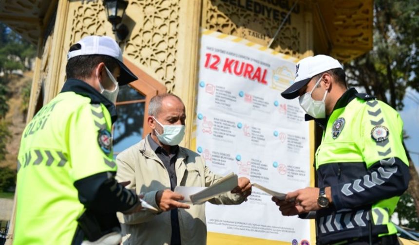 Kahramanmaraş'ta taksi şoförlerine 12 Kural anlatıldı