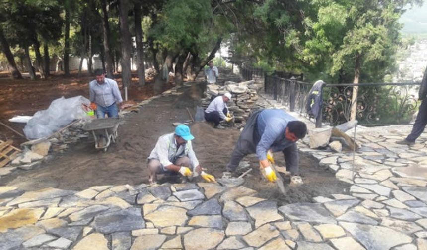 Kahramanmaraş Kalesi'nde Çevre Düzenlemesi Devam Ediyor