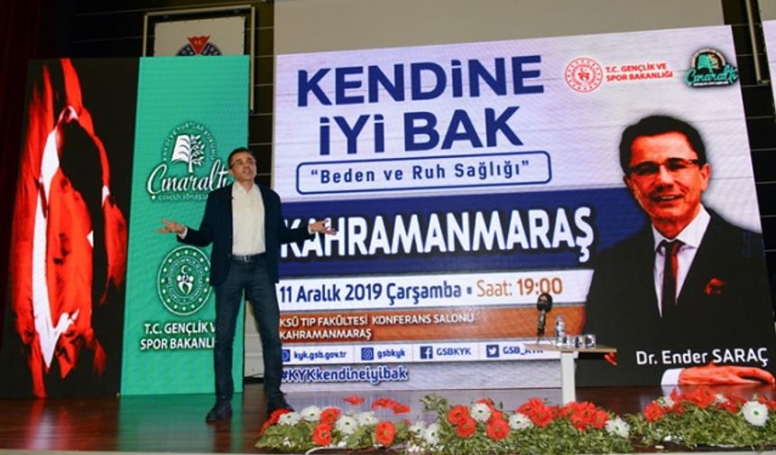 Dr. Ender Saraç, KSÜ’de Kendine İyi Bak Konulu Seminer Verdi