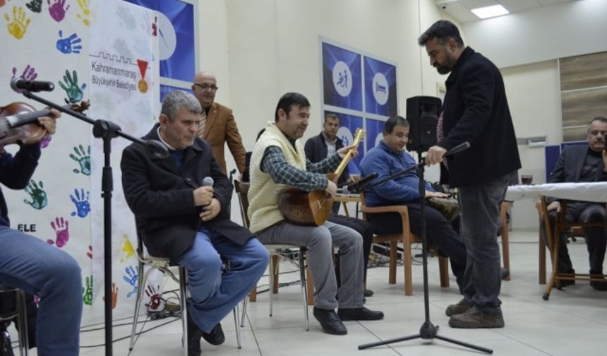 Kahramanmaraş'ta görme engelliler moral depoladı