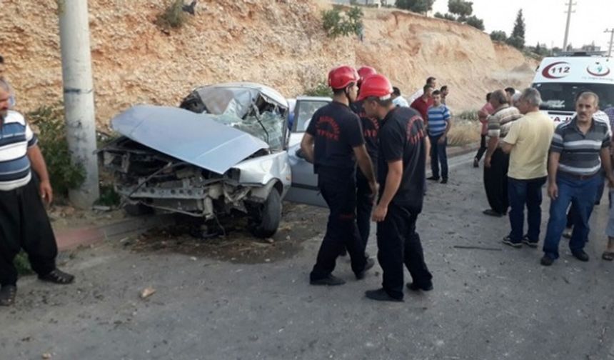 Kahramanmaraş'ta feci trafik kazası: 1 ölü, 5 yaralı