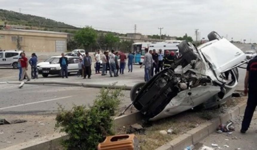 Kahramanmaraş’ta zincirleme trafik kazası: 8 yaralı