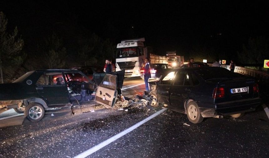 Kahramanmaraş'ta feci kaza: 1'i çocuk 5 yaralı